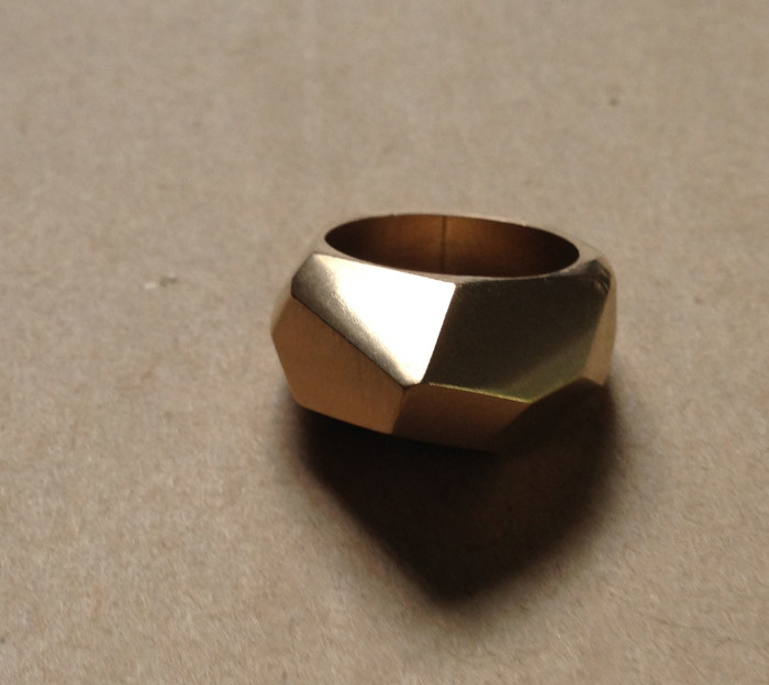 Recycled gold wedding ‘band’