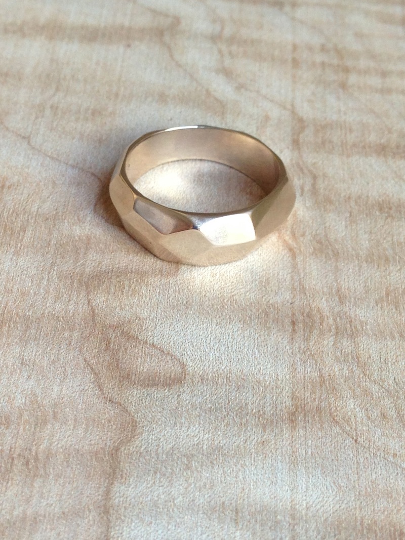 Men’s Recycled Gold Wedding Band.