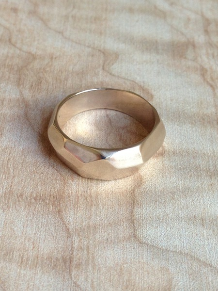 Men’s Recycled Gold Wedding Band.