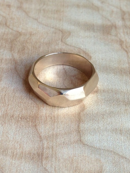 Men’s Recycled Gold Wedding Band.