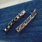 Bronze drop earrings